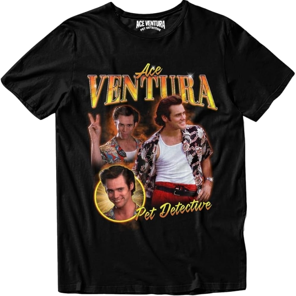 🆕Ace Ventura Pet Detective Graphic Tee — Large
